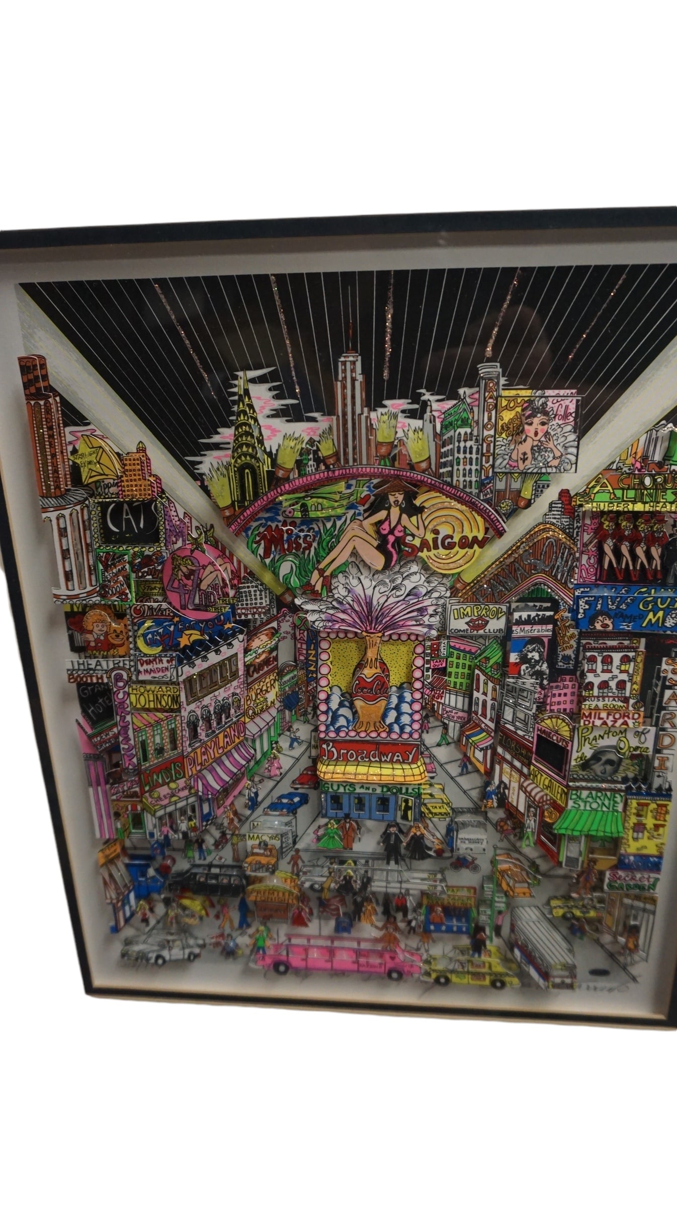 Charles Fazzino 'Crazy for Broadway (1 of 4)