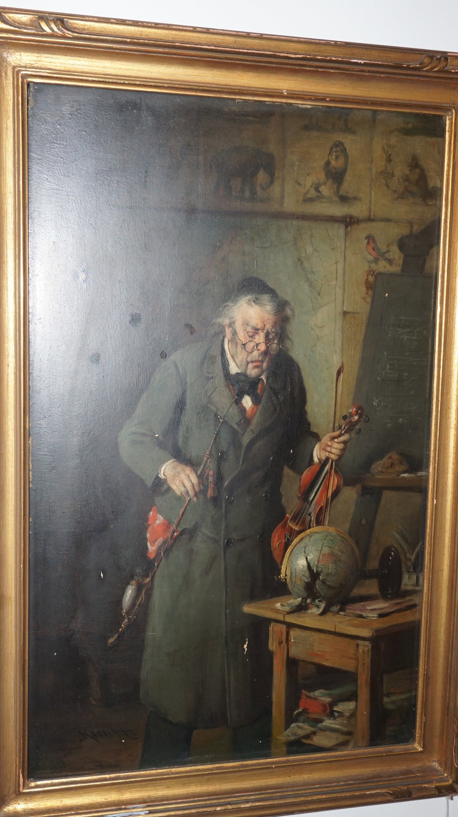 Kern, Hermann 'The End of the World' Oil on Canvas painting (1 of 1)