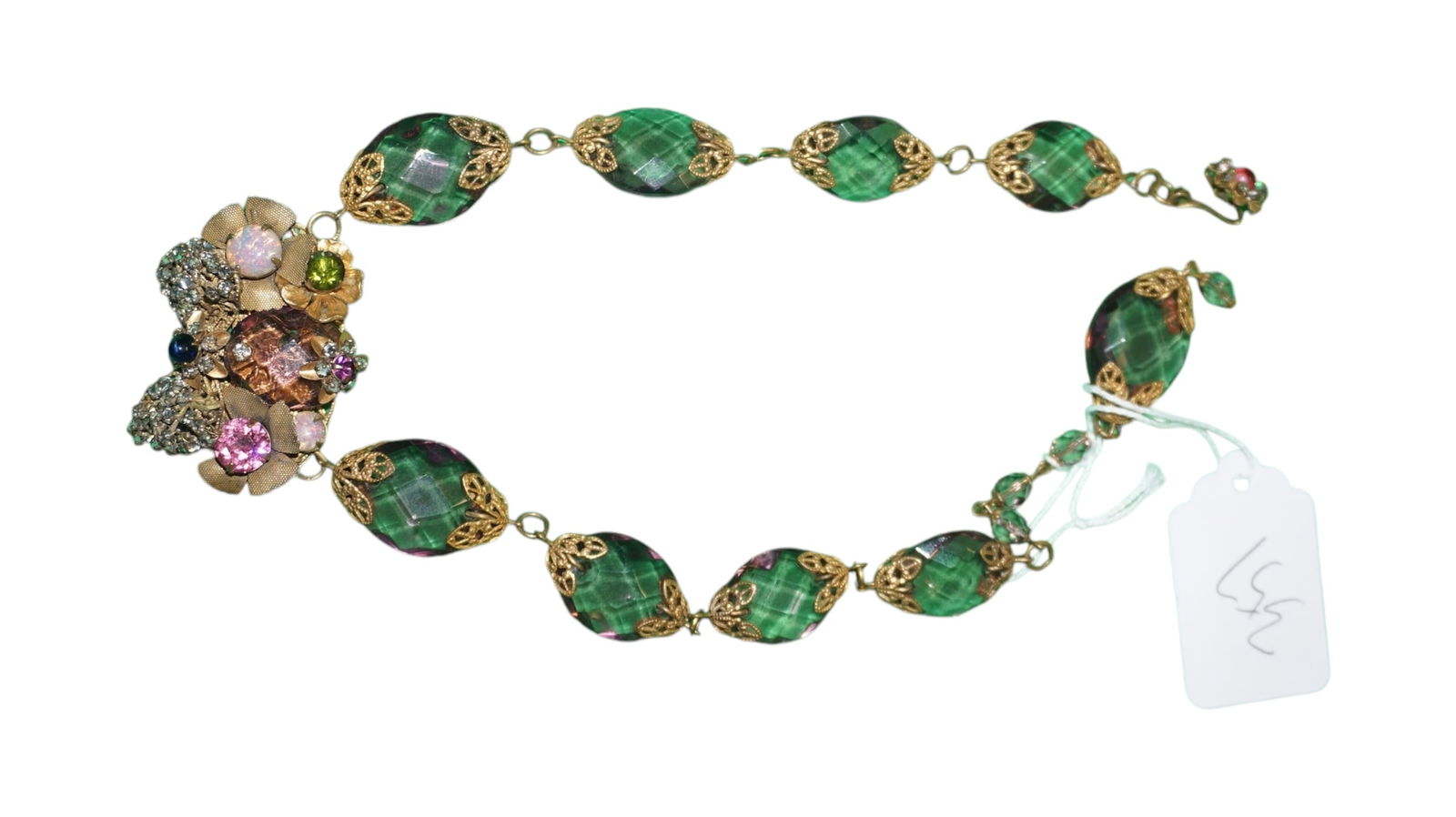 Original Miriam Haskell Purple Beaded Necklace (1 of 4)