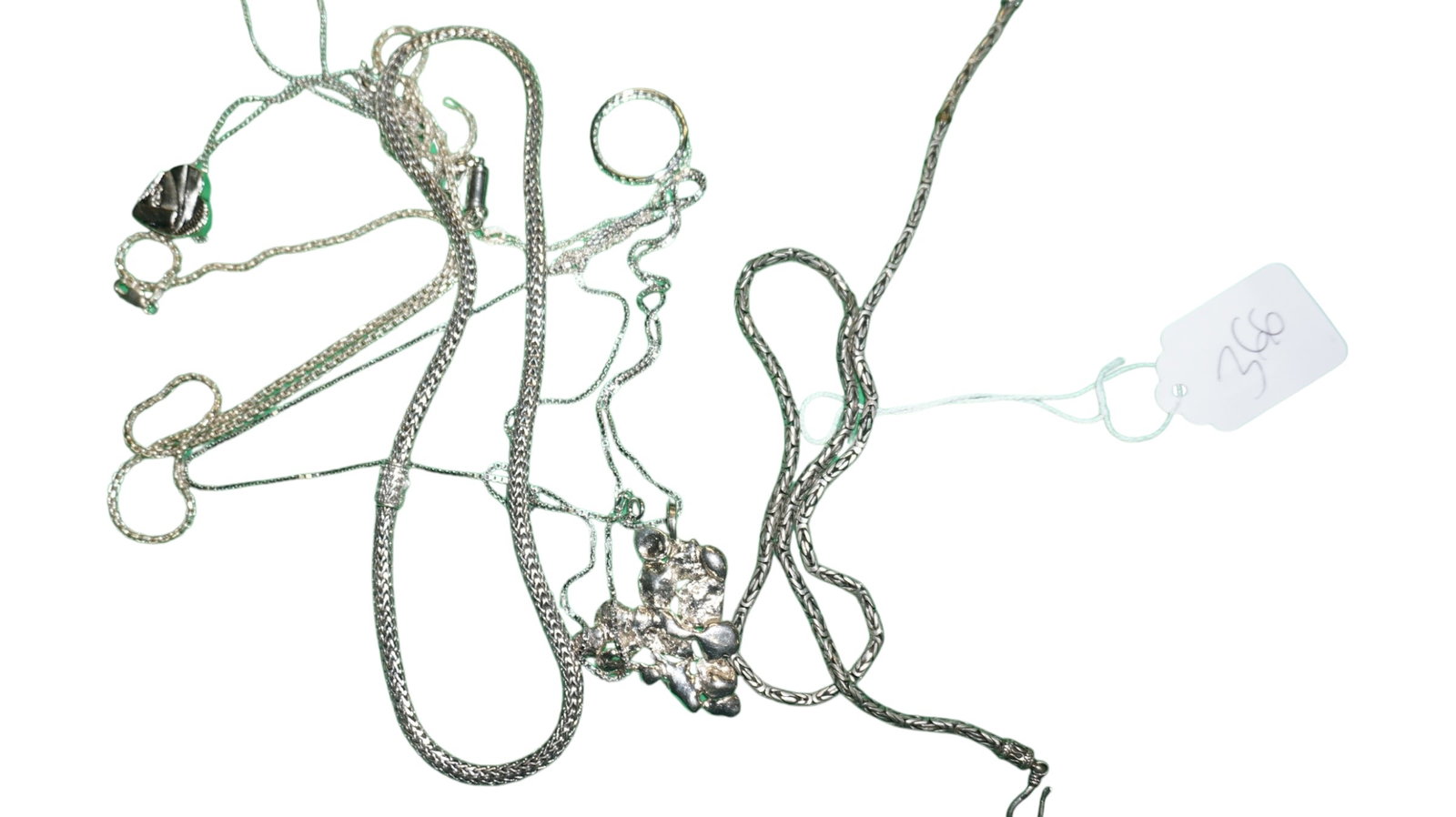 lot of sterling Silver David Yurman Style Jewelry: lot of sterling Silver David Yurman Style Jewelry 75DWT including stones