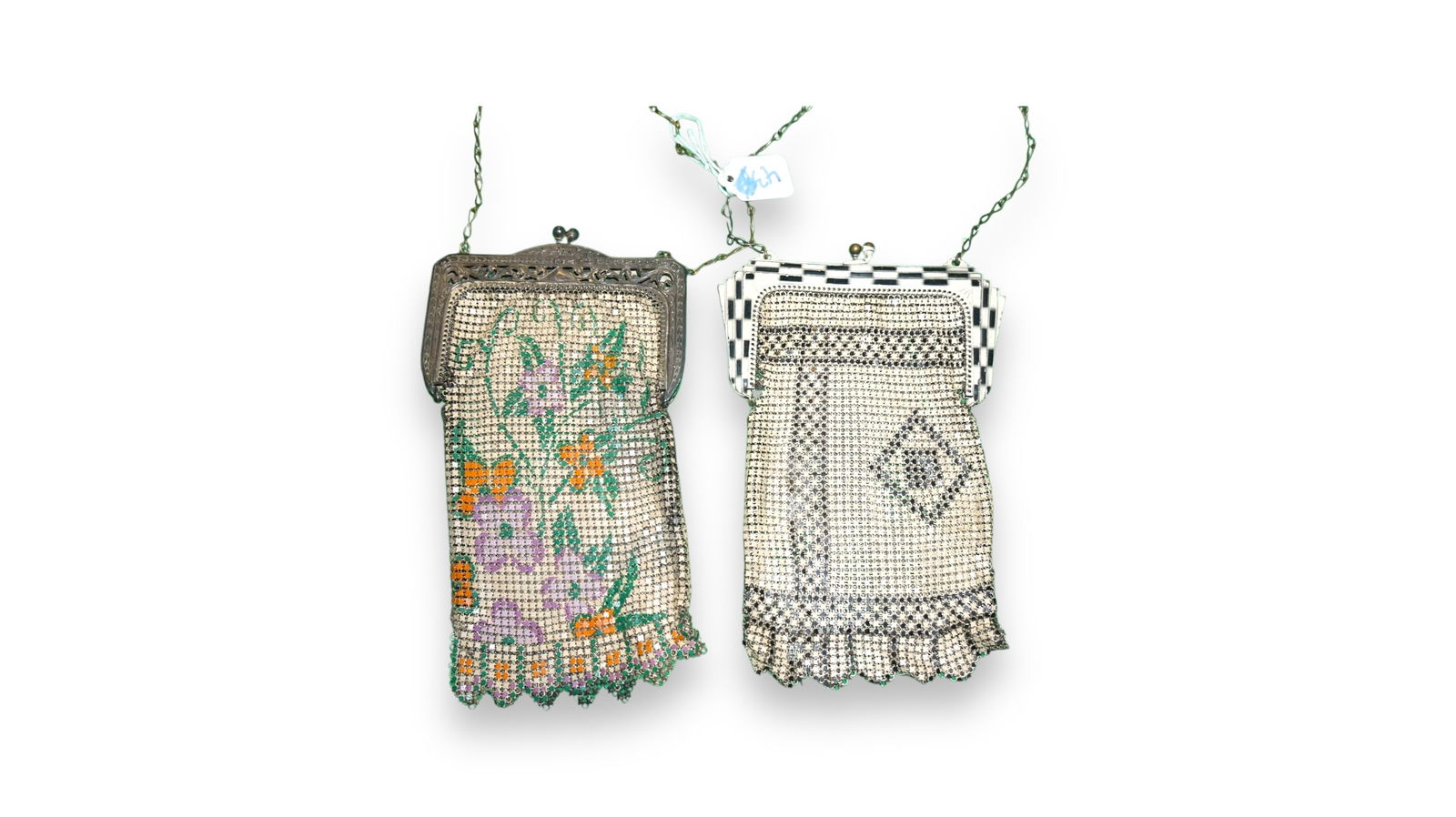 Two beaded Victorian Handbags (1 of 3)