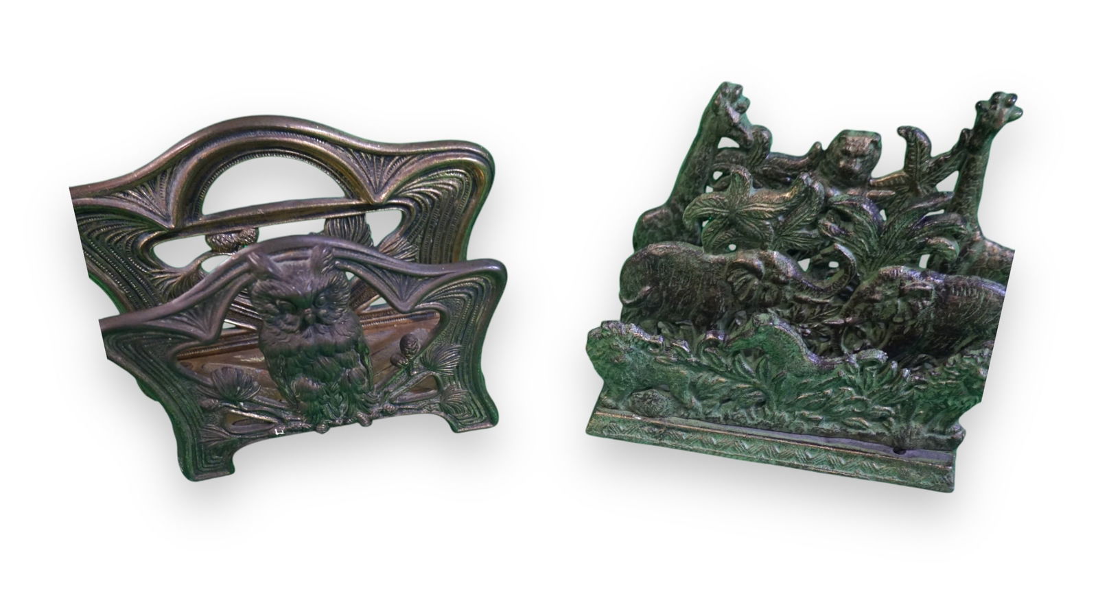 Two Cast Iron Letter Holder Decorative Accessories (1 of 4)