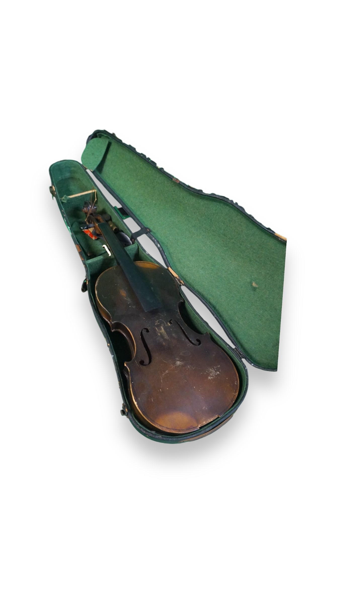 Antique Violin OLIVER DILSON measures 23"long: Antique Violin OLIVER DILSON measures 23"long
