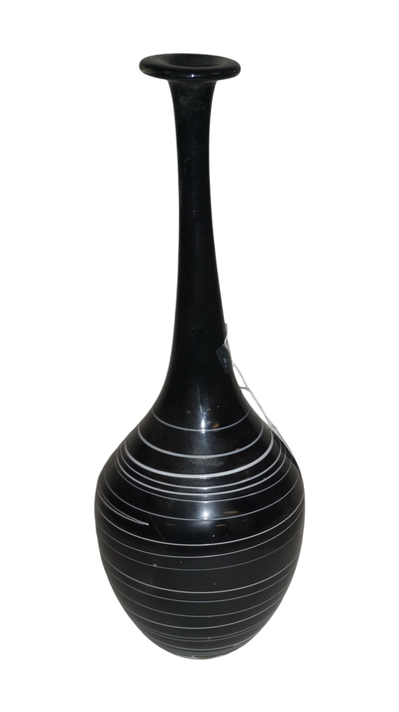 Modern Art Glass Kamei Studios Black Vase (1 of 3)