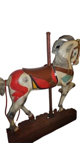 Vintage Carved Carousel Horse Life-Size