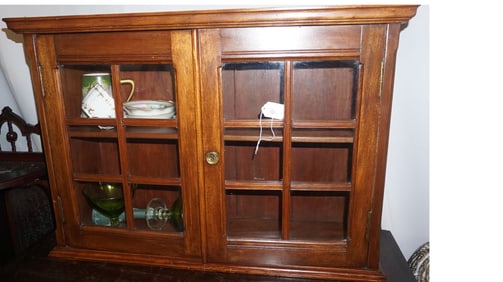Vintage Hanging Mini Curio Cabinet