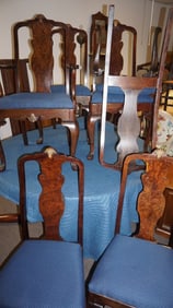 Set of 6 Queen Anne Dining Chairs