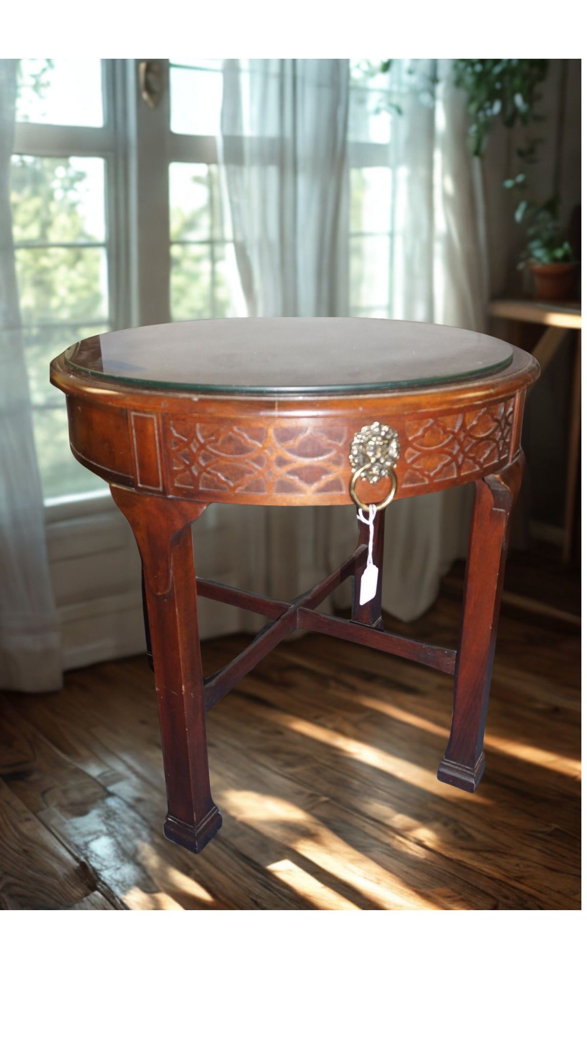 Baker Mahogany Chippendale End Table (1 of 4)