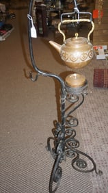 Middle Eastern Cast Iron Hot Water Stand