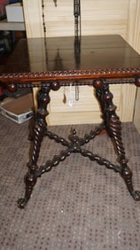 Victorian Hunzinger Barley Twist Table