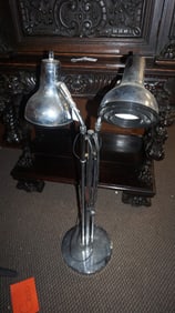 Mid-Century Chrome Adjustable Floor Lamp