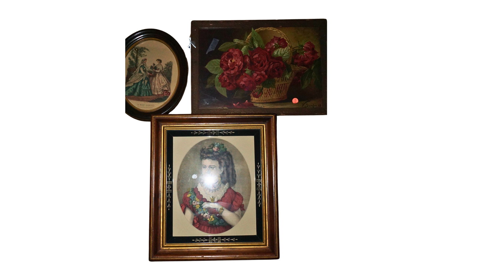 Lot of 3 Antique Prints (1 of 1)