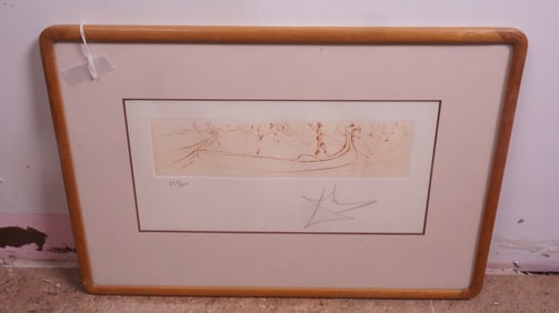 Dali Visions of Venice Etching