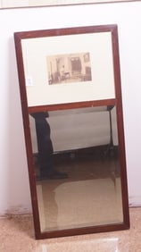 Wallace Nutting Interior Print over Mirror