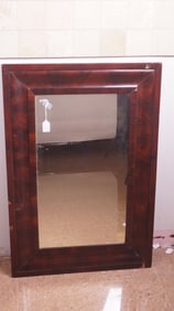 Antique Mahogany Ogee Mirror