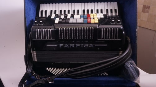 Electric Acordian & Amplifier by Farfisa