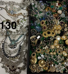 Vintage Glam Rhinestone & Pearl Mixed Lot