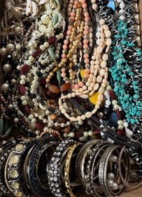 Earth Tone Bead & Mixed Necklace Lot