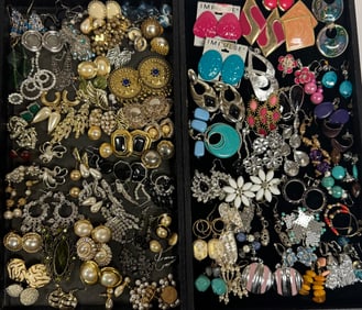 Huge mix of Pierced & Clip on earrings