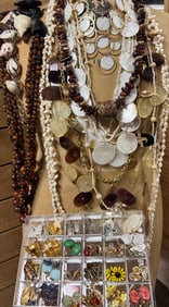 Natural Stone, shell & Beaded Jewelry Lot