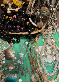 Natural Stone, shell & Beaded Jewelry Lot