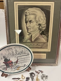 Musical motif themed Costume Jewelry & home décor