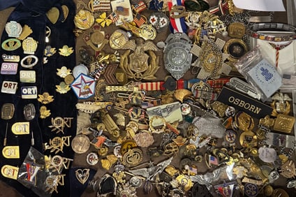 Large lot of Military, USA, Americana Lapel Pins