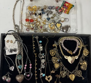 Heart motif & Themed Costume Jewelry