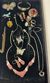 STERLING SILVER ASSORTED JEWELRY LOT