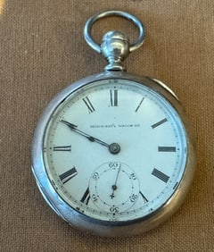 Elgin National Silver Pocket Watch