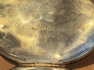 Hampdon Silver Pocket Watch