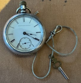 Elgin National Silver Pocket Watch