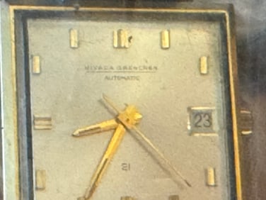 Mens automatic wrist watch Nivada Grenchen