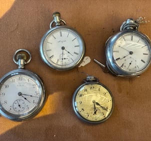 Lot of 4 Antique Pocket Watches