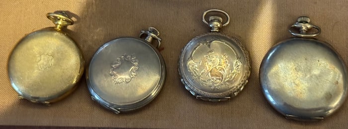 Lot of 4 Antique Pocket Watches