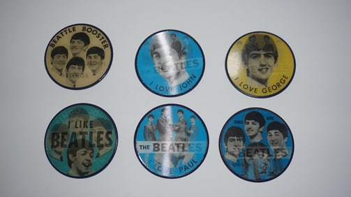 1964 Elvis Vari-Vue Lenticular Pins (6pcs)