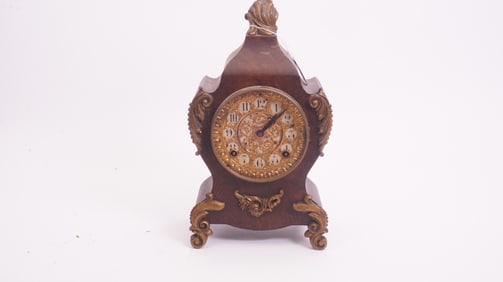 Ansonia Metal Mantel Clock