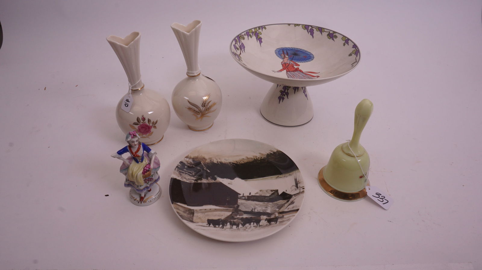 Lenox Porcelain Lot: Assorted Lenox pieces.