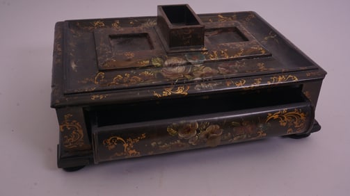 Painted Antique Desk Tray