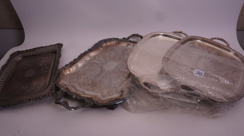 Silverplate Tea/Service Trays