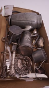 Lot of Pewter & Silverplate