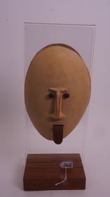 David Gil for Bennington pottery art pottery face repaired on back