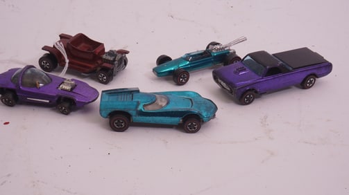 Lot of 5 Hot Wheels Redlines