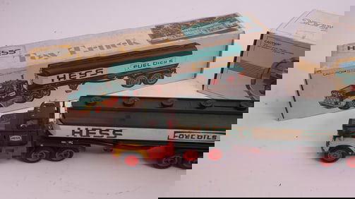 Lot of 3 Vintage Hess Trucks