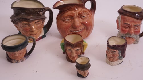 5 Royal Doulton Character Mugs