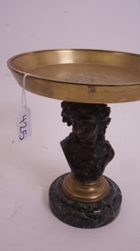 French Bronze & Brass Tasza Centerpiece
