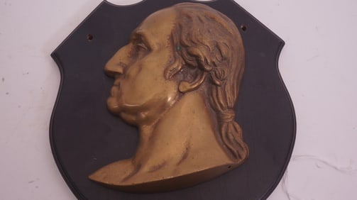 Bronze Relief Bust of George Washington
