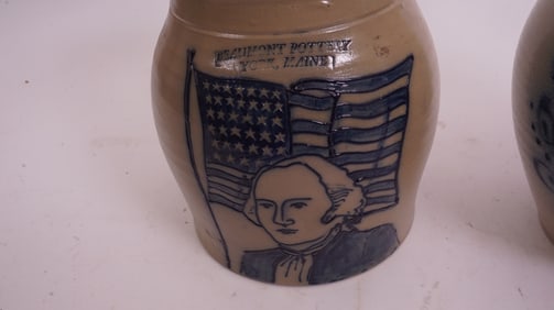 2 Stoneware Jugs & Crock