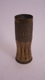 WWI 1918 Trench Art Vase