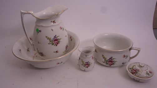 Victorian Pitcher & Bowl Set